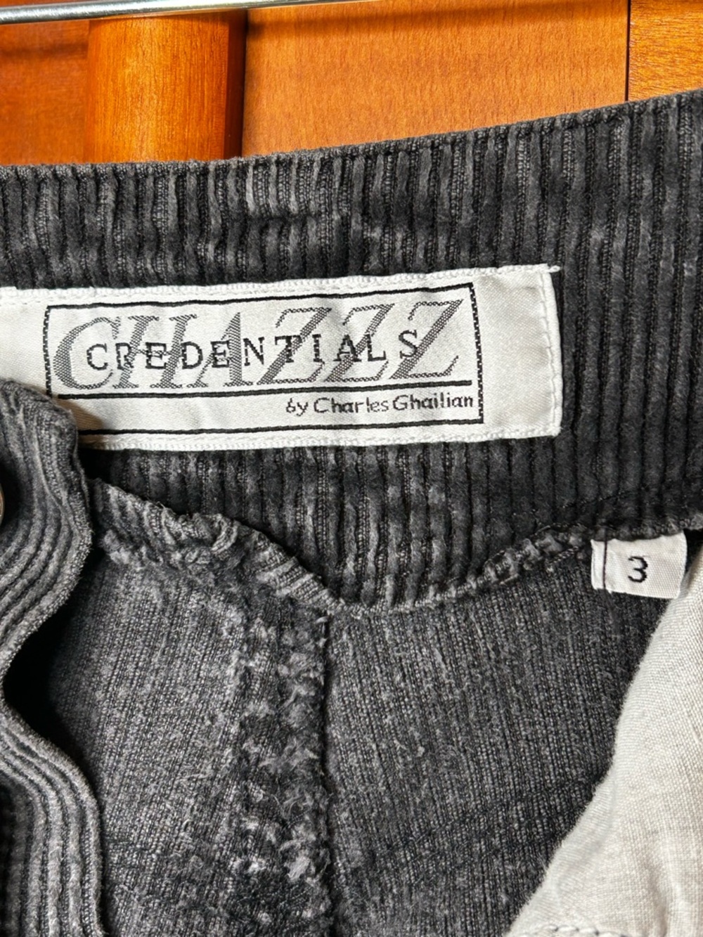 Credentials by Charles Ghailian VTG. 90's Corduroy High Waist Pants Mom Fit - Picture 14 of 16